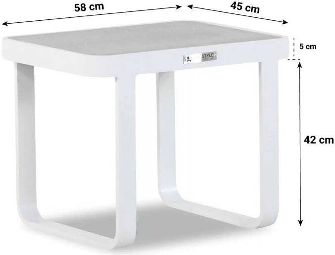 Lifestyle Garden Furniture Lifestyle Vista bijzettafel