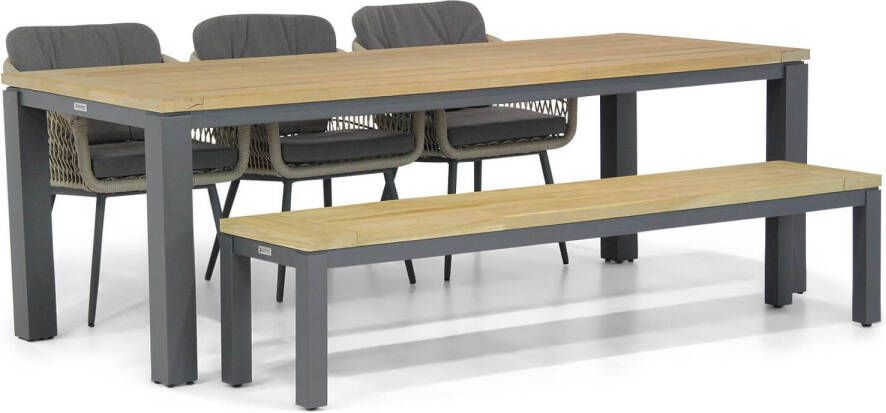 Lifestyle Garden Furniture Lifestyle Western Veneto 230 cm dining tuinset 5-delig