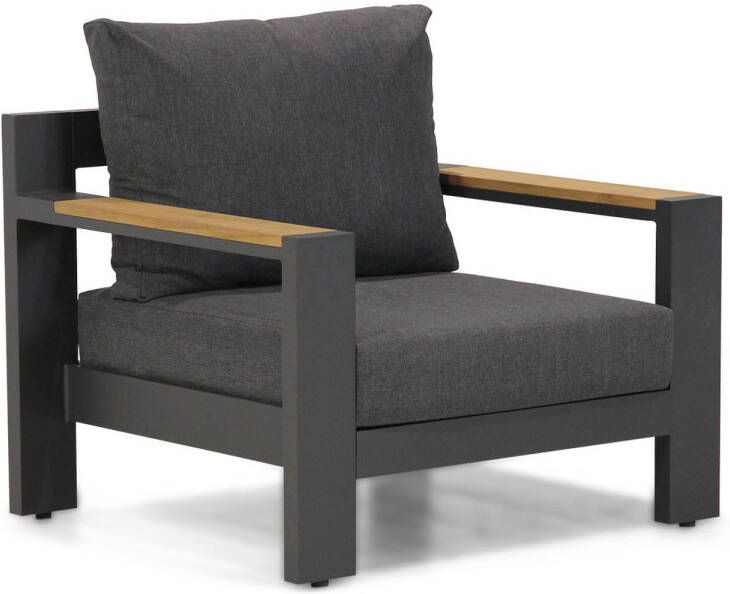 Lifestyle Garden Furniture Lifestyle Milano lounge tuinstoel antraciet