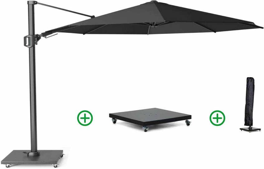 Platinum Challenger zweefparasol 3.5m T2 premium (incl. voet en hoes)