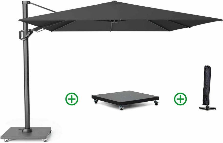 Platinum Challenger zweefparasol 3.5m x 2.6m T2 premium (incl. voet en hoes)