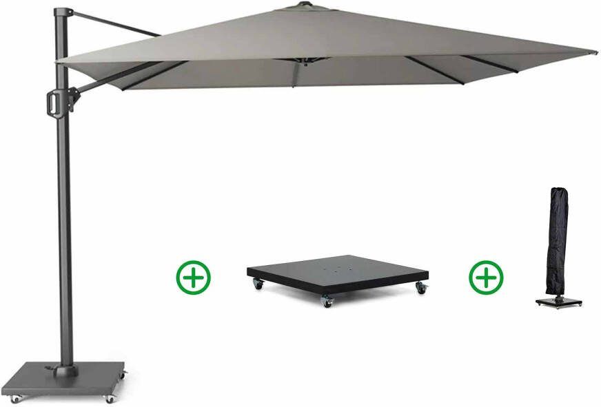 Platinum Challenger zweefparasol 3x3m T2 premium (incl. voet en hoes)
