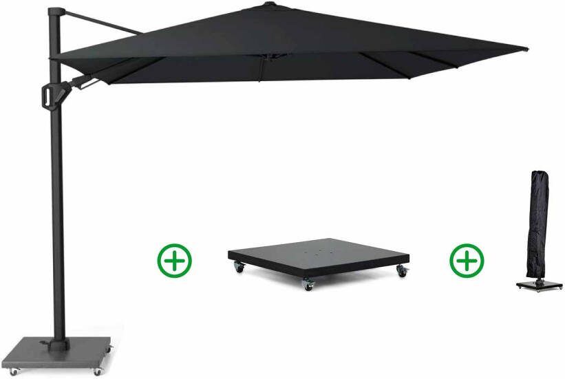 Platinum Challenger zweefparasol 3x3m T2 premium (incl. voet en hoes)