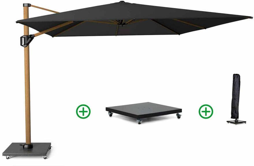Platinum Challenger zweefparasol 3x3m T2 premium (incl. voet en hoes)