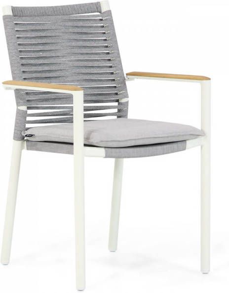 Santika Furniture Santika Giovane dining tuinstoel wit