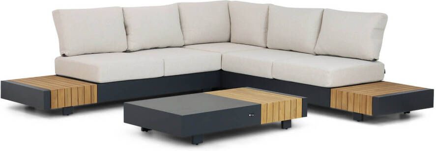 Santika Furniture Santika Misaki hoek loungeset 4-delig