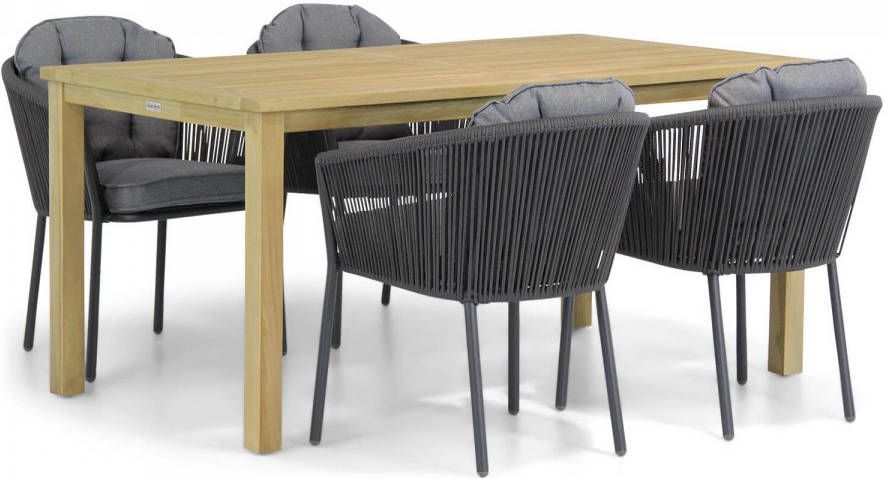 Santika Furniture Santika Novita Weston 160 cm dining tuinset 5-delig