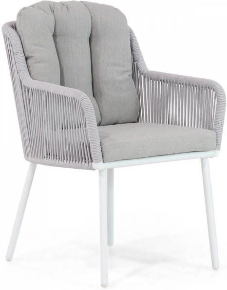 Santika Furniture Santika Tendenza dining tuinstoel white