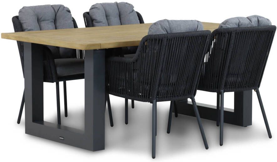 Santika Furniture Santika Tendenza Talai 180 cm dining tuinset 5-delig