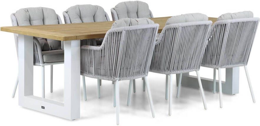 Santika Furniture Santika Tendenza Talai 240 cm dining tuinset 7-delig