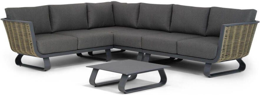 Santika Furniture Santika Tika hoek loungeset 4-delig Quick Dry Foam