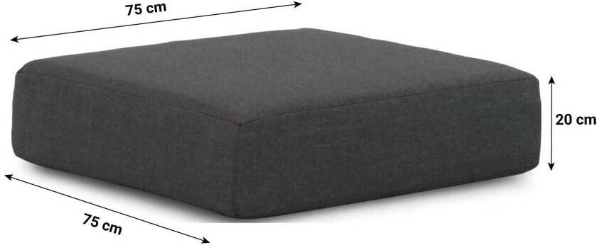 Santika Furniture Santika Tika kussen voor loungetafel vierkant