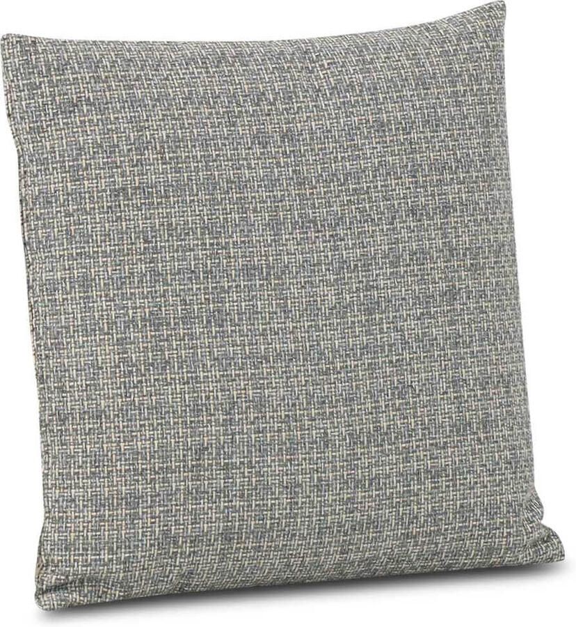 Stoff Miki sierkussen 45 x 45 cm Grijs-antraciet Afritsbaar Inclusief binnenkussen
