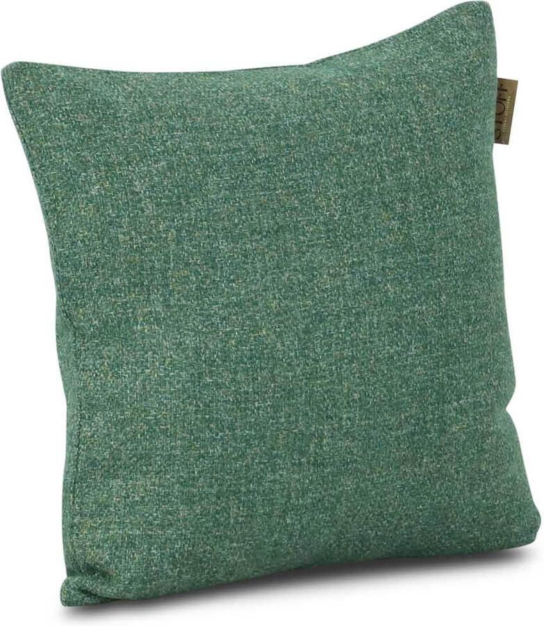 Stoff Momo sierkussen 45 x 45 cm Groen Afritsbaar Inclusief binnenkussen