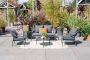 Van Kooten Tuin en Buitenleven Santiago loungeset 5-delig carbon black rope grey mystic grey - Thumbnail 1