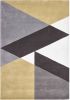 Claire Gaudion Sark Coupee Taupe Vloerkleed 170x240 cm Rechthoekig Laagpolig Tapijt Modern Meerkleurig online kopen