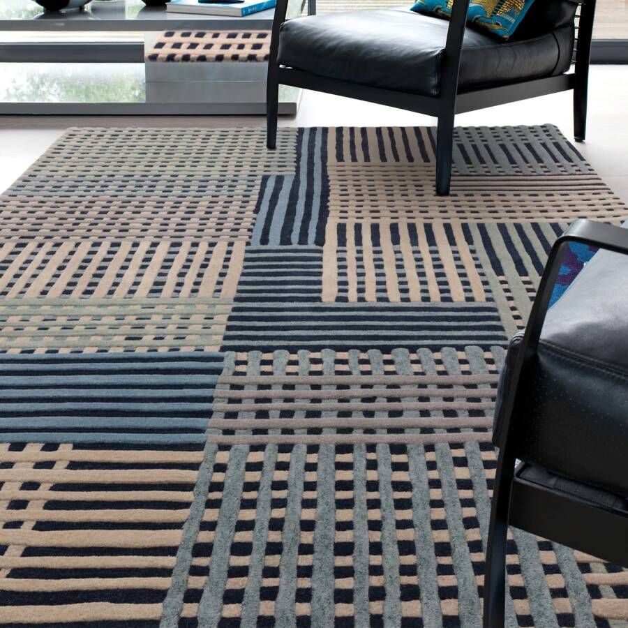 Easy Living Vloerkleed Aspect Blue Multi Rug
