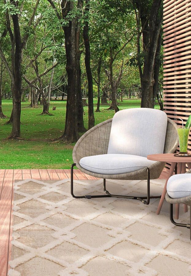 Easy Living Vloerkleed Monty MN07 Beige Cream Diamond