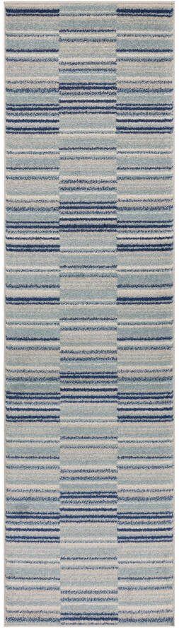 Easy Living Vloerkleed Muse Blue Stripe Rug MU05
