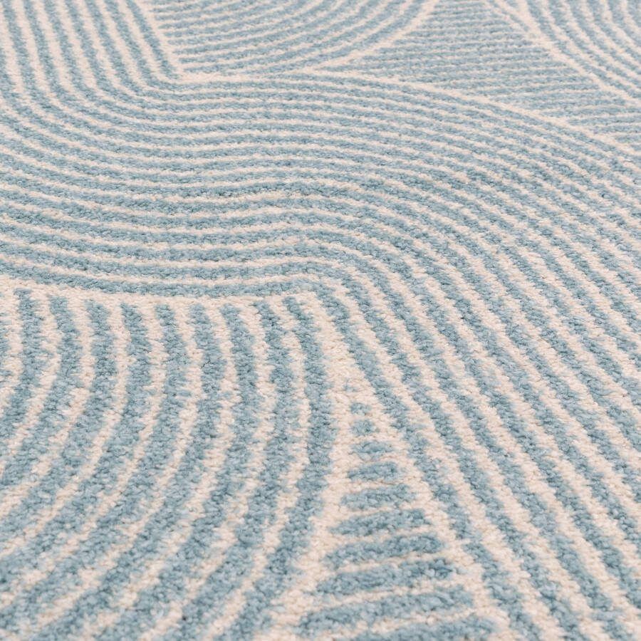 Easy Living Vloerkleed Muse Blue Swirl Rug MU02