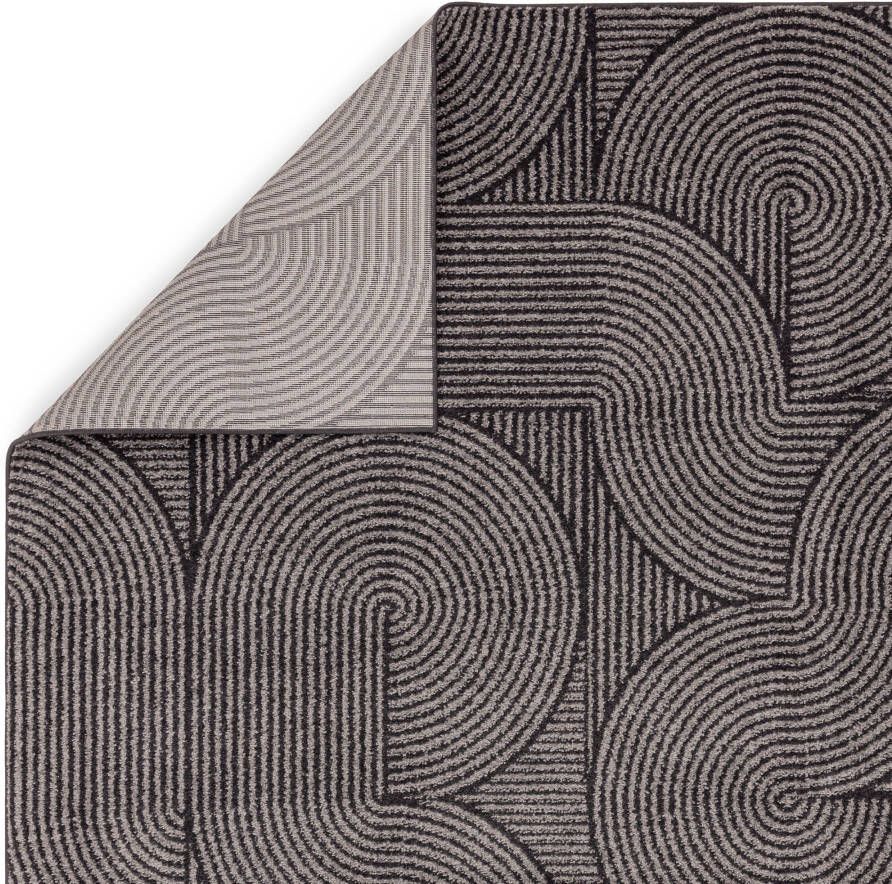 Easy Living Vloerkleed Muse Charcoal Swirl Rug MU01