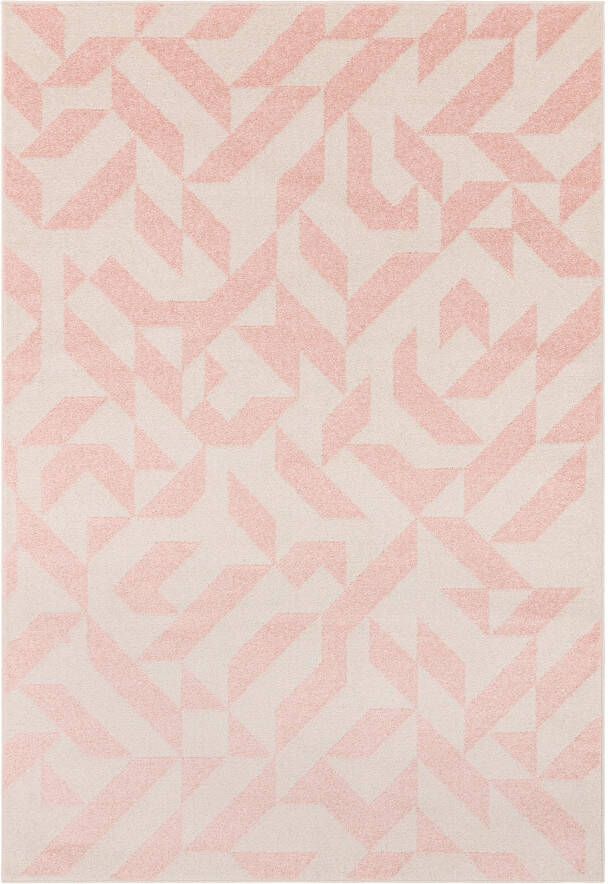 Easy Living Vloerkleed Muse Pink Shapes Rug MU04