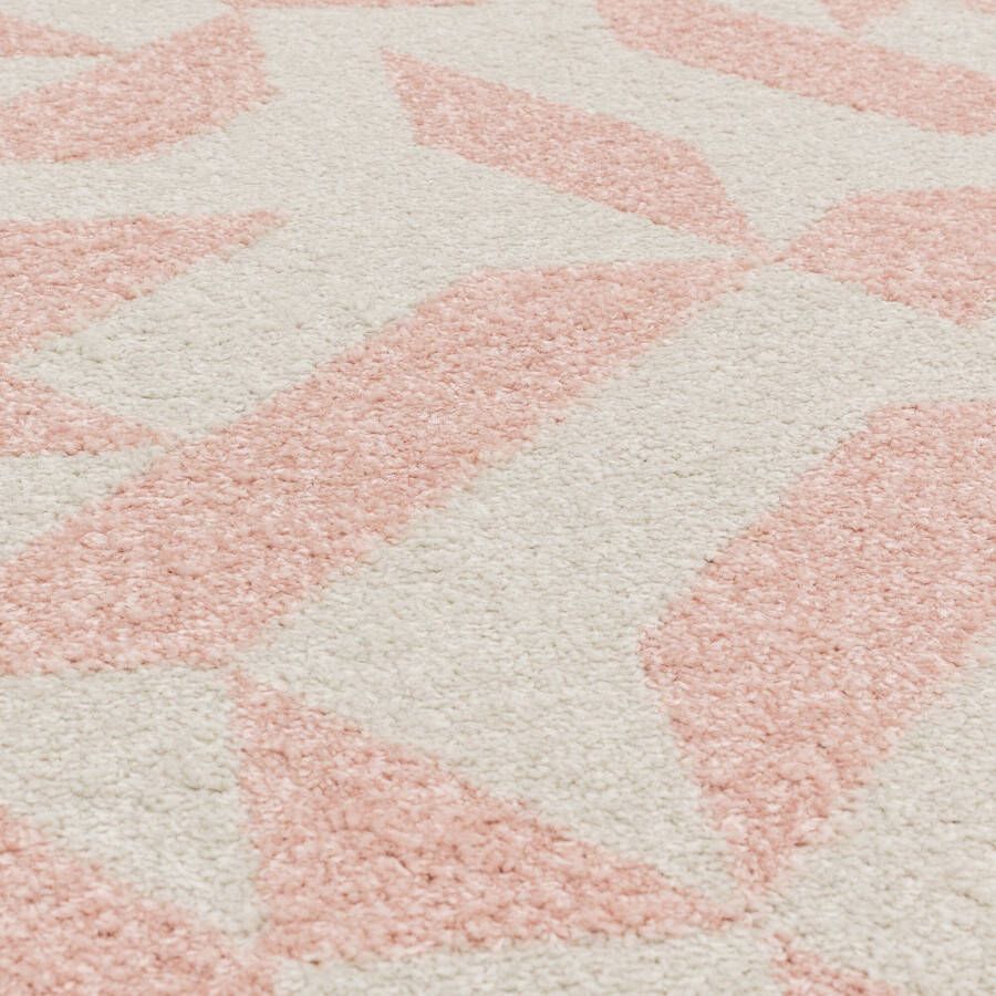 Easy Living Vloerkleed Muse Pink Shapes Rug MU04