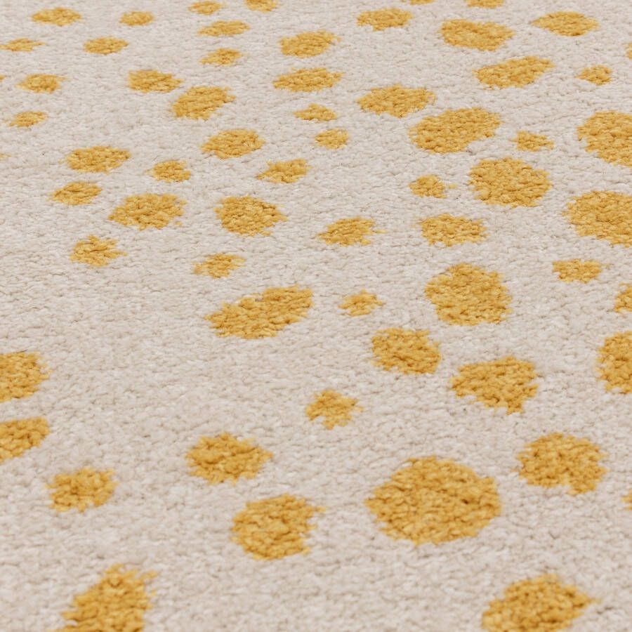 Easy Living Vloerkleed Muse Yellow Spotty Rug MU12