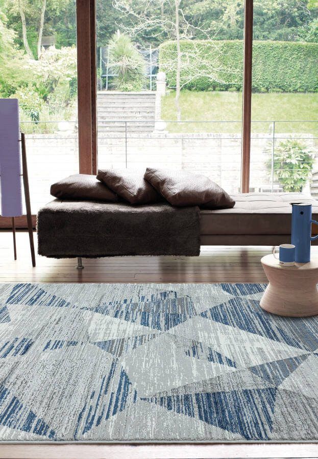 Easy Living Vloerkleed Orion OR14 Blocks Blue