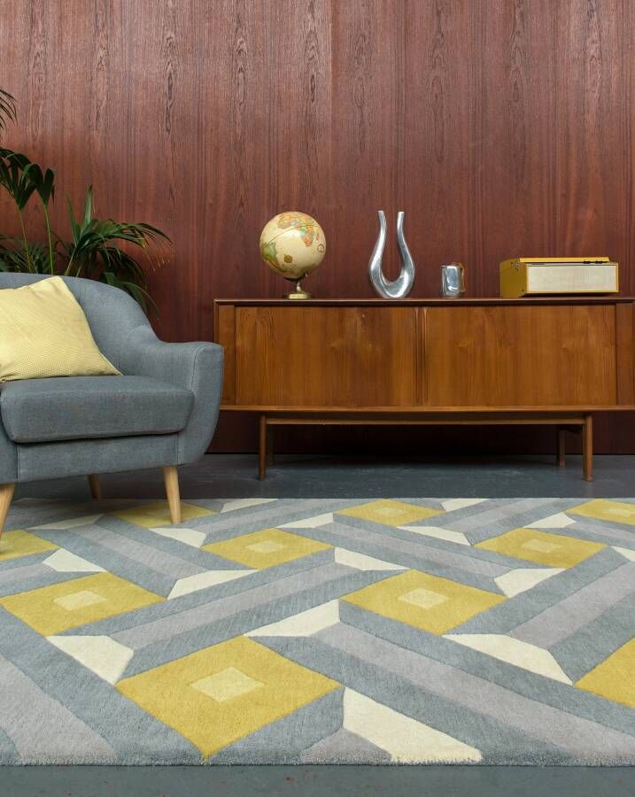 Easy Living Vloerkleed Reef RF01 Motif Ochre Grey