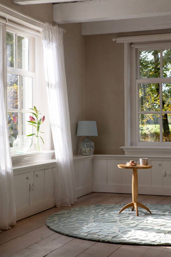 Laura Ashley Cleavers-Duck Egg 80907 140x200 cm Vloerkleed