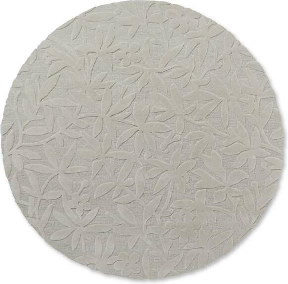 Laura Ashley Cleavers Naturel Round 080901 200 rond Vloerkleed