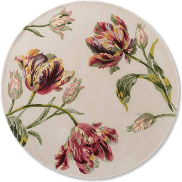 Laura Ashley Gosford-Cranberry Round 81300 200 rond Vloerkleed