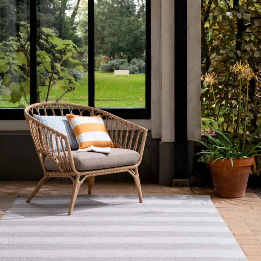 Laura Ashley Lille Dove Grey outdoor 480004 140x200 cm Vloerkleed