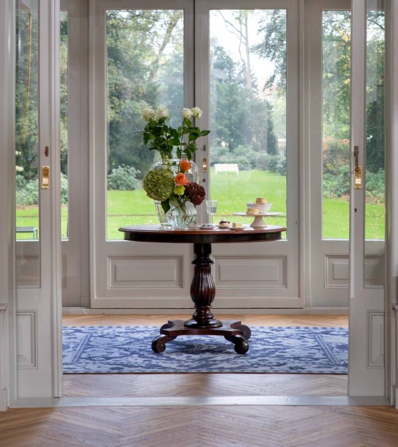 Laura Ashley Newborough-Dark Seaspray 81608 140x200 cm Vloerkleed