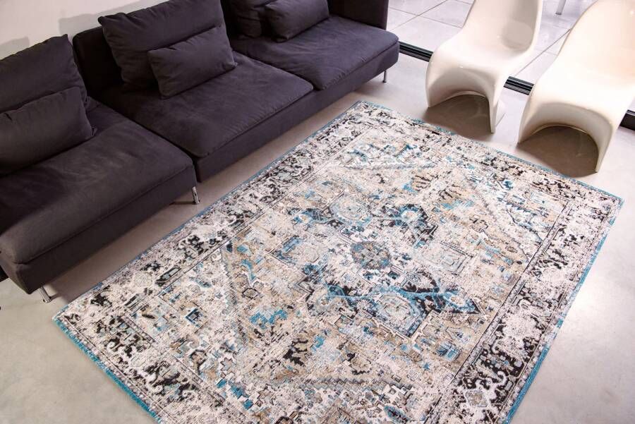 Louis de Poortere Antiquarian Heriz vloerkleed (Afmetingen: 240×170 cm Basiskleur: beige)
