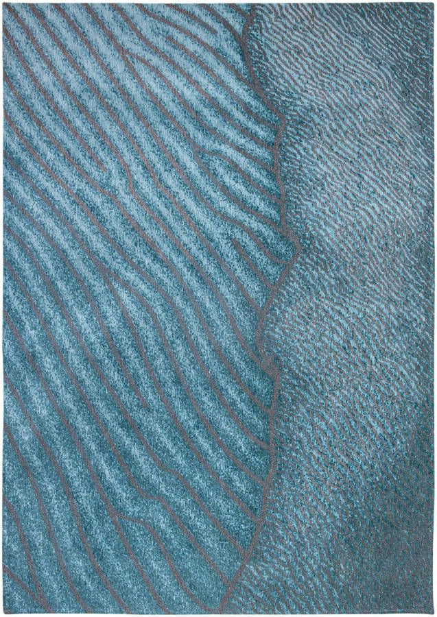 Louis de Poortere Waves vloerkleed (Afmetingen: 240×170 cm Basiskleur: blauw)