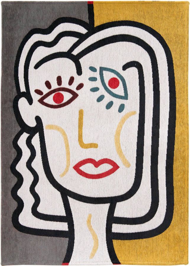 Louis de Poortere Gallery Dora vloerkleed (Afmetingen: 280×200 cm Basiskleur: grijs geel)