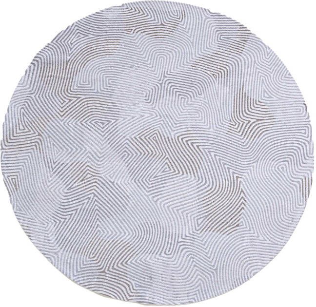 Louis de Poortere Coral Meditation 9228 Oyster White Rond 240 rond Vloerkleed