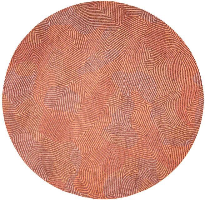 Louis de Poortere Coral Meditation 9230 Volcano Rond 240 rond Vloerkleed