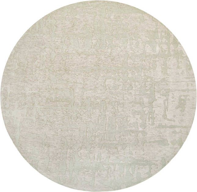 Louis de Poortere Rond vloerkleed Baobab Structures 9197 Dry Beige 240 rond