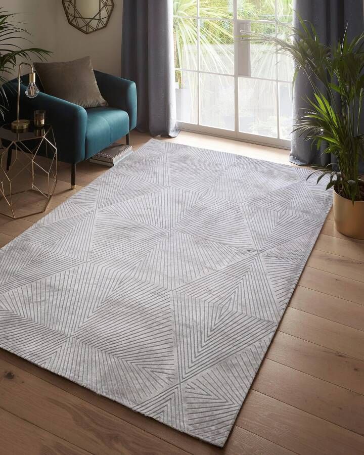 MOMO Rugs Clarke & Clarke Blaize Silver