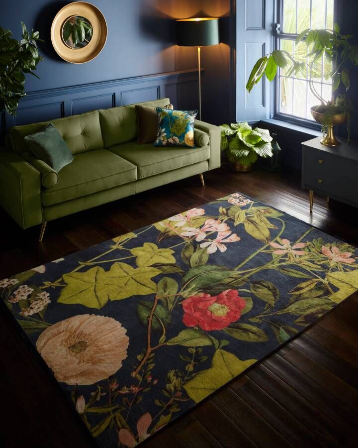 MOMO Rugs Clarke & Clarke Passiflora Midnight Spice