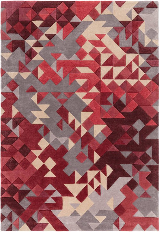 Easy Living Vloerkleed Enigma Red Multi Rug