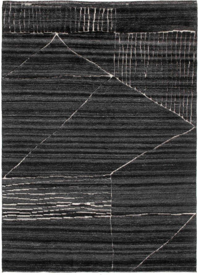 MOMO Rugs Landscape Fields Charcoal 1031 140x200 cm Vloerkleed