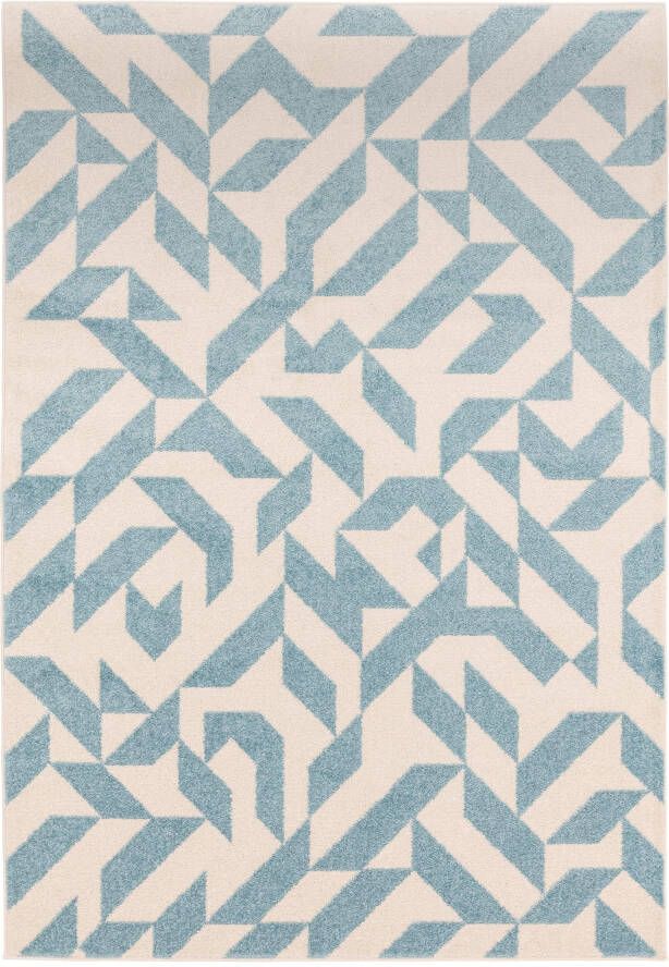 Easy Living Vloerkleed Muse Blue Shapes Rug MU03