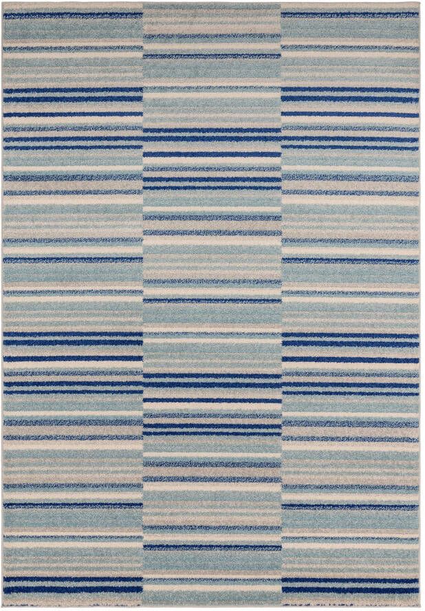 Easy Living Vloerkleed Muse Blue Stripe Rug MU05