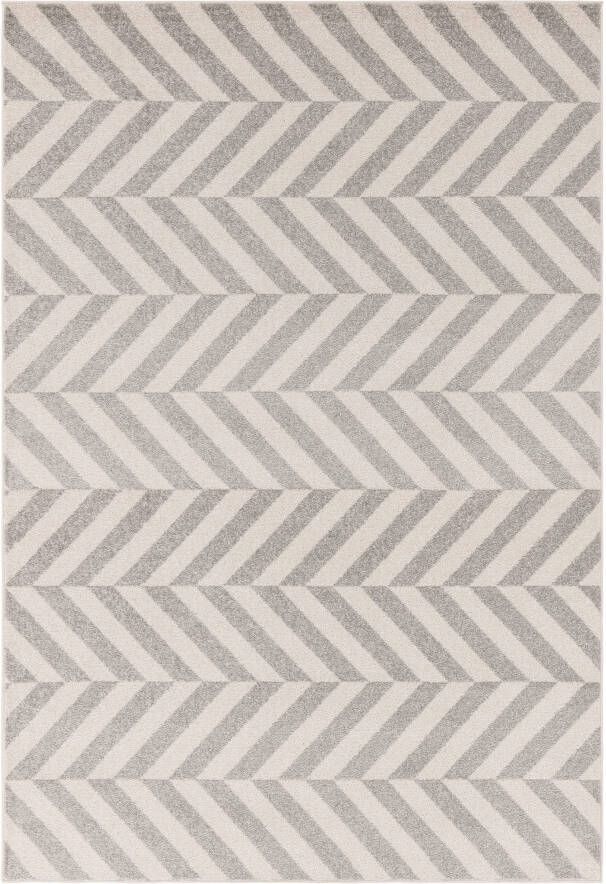 Easy Living Vloerkleed Muse Grey Chevron Rug MU07