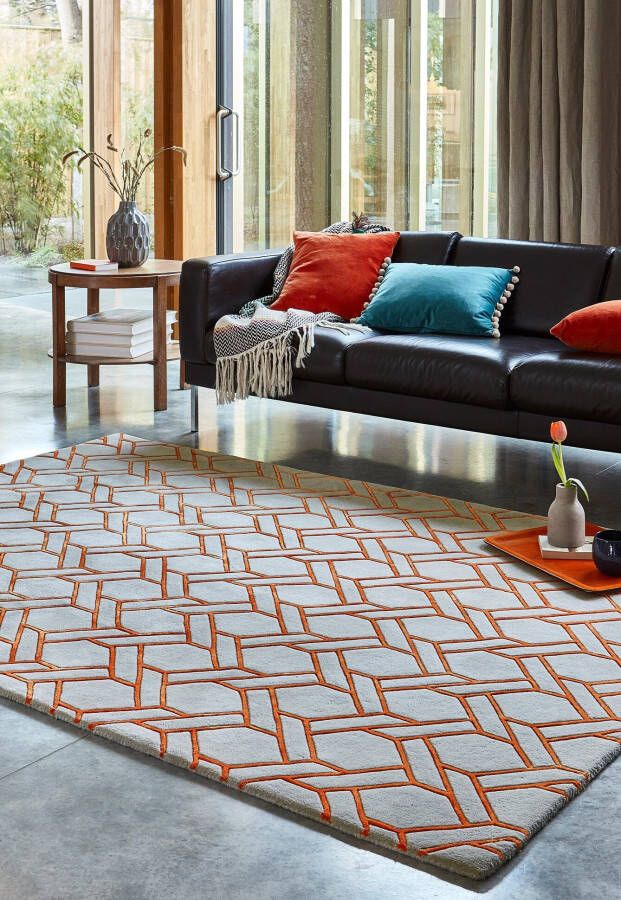 MOMO Rugs Nexus FL01 Silver Orange