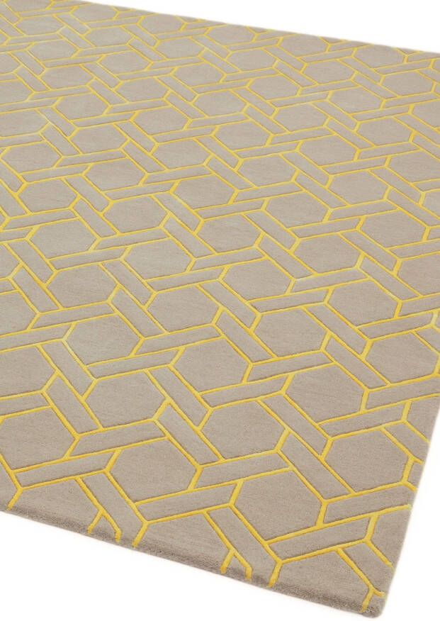 MOMO Rugs Nexus FL02 Silver Yellow